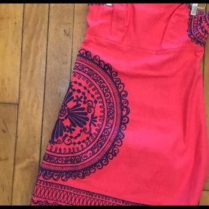 Lilly Pulitzer Strapless Dress Size 8